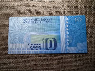 Finnország 10 márka 1986 , markkaa  Finnország 10 márka 1986 , markkaa