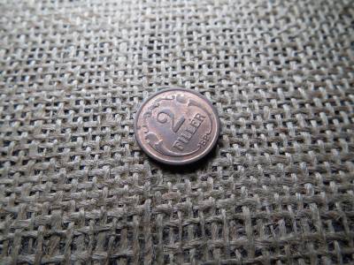 2 fillér 1940 , verdefényes , közeli számjegyek az évszámban  2 fillér 1940 , verdefényes , közeli számjegyek az évszámban