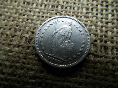 Svájc , ezüst 1 frank 1914 B , franc Svájc , ezüst 1 frank 1914 B , franc