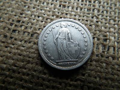 Svájc , ezüst 1 frank 1943 B , franc Svájc , ezüst 1 frank 1943 B , franc