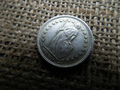 Svájc , ezüst 1 frank 1957 B , franc Svájc , ezüst 1 frank 1957 B , franc