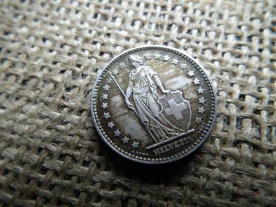 Svájc , ezüst 1 frank 1961 B , franc Svájc , ezüst 1 frank 1961 B , franc