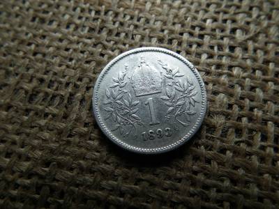 Ezüst 1 korona 1893 , corona  Ezüst 1 korona 1893 , corona