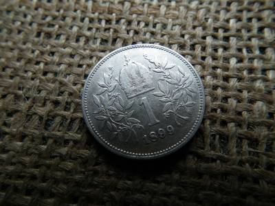 Ezüst 1 korona 1899 , corona  Ezüst 1 korona 1899 , corona