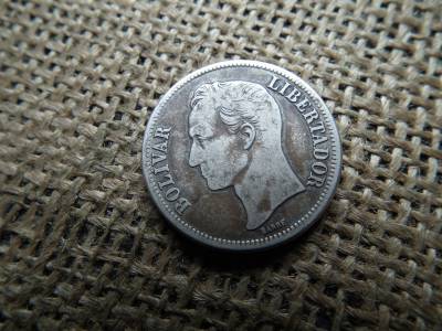 Venezuela ezüst 2 bolivares 1945  Venezuela ezüst 2 bolivares 1945