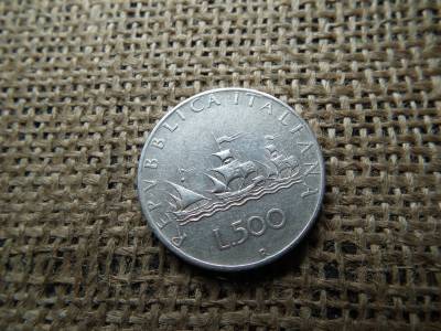 Olaszország , ezüst 500 líra 1959 , lire  Olaszország , ezüst 500 líra 1959 , lire