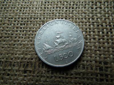 Olaszország , ezüst 500 líra 1960 , lire  Olaszország , ezüst 500 líra 1960 , lire