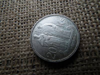 Szlovákia ezüst 20 korun 1941 , korona , Szent Cirill és Szent Metód