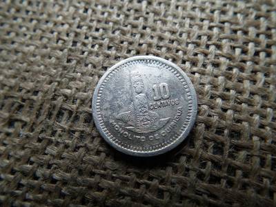Guatemala ezüst 10 centavos 1949 , 
