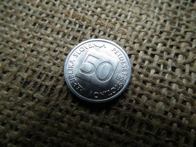 Szlovénia 50 Stotinov 1993 , verdefényes  Szlovénia 50 Stotinov 1993 , verdefényes