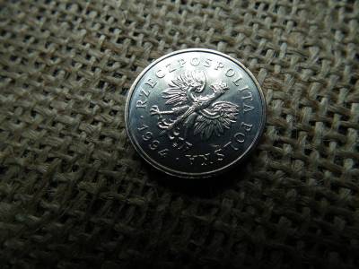 Lengyelország 1 zloty 1994 , verdefényes  Lengyelország 1 zloty 1994 , verdefényes