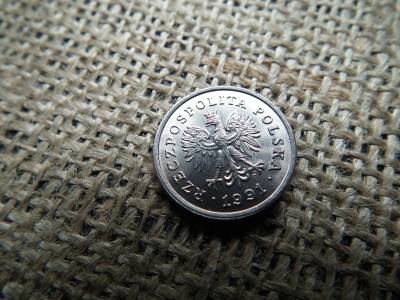 Lengyelország 50 groszy 1991  , verdefényes  Lengyelország 50 groszy 1991  , verdefényes