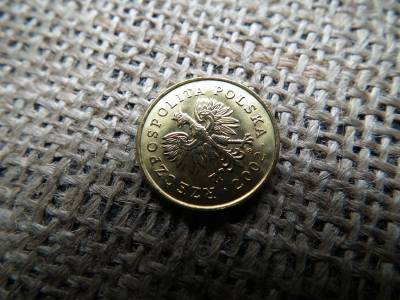 Lengyelország 5 groszy 2002 , verdefényes  Lengyelország 5 groszy 2002 , verdefényes