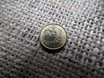 Lengyelország 1 grosz 2003 , verdefényes 