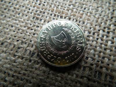 Ciprus 10 cent 2002 , verdefényes  Ciprus 10 cent 2002 , verdefényes