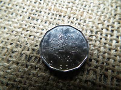 Csehország 2 korona 2002 , korun , verdefényes  Csehország 2 korona 2002 , korun , verdefényes