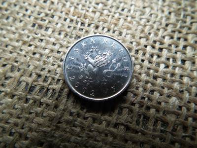 Csehország 1 korona 2002 , korun , verdefényes  Csehország 1 korona 2002 , korun , verdefényes