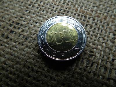 100 forint 1997 Bicolor , verdefényes 