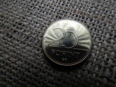 20 forint 1995 , verdefényes  20 forint 1995 , verdefényes