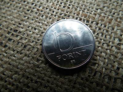 10 forint 1995 , verdefényes  10 forint 1995 , verdefényes