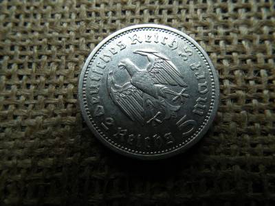 Birodalmi ezüst 5 márka 1935 E 