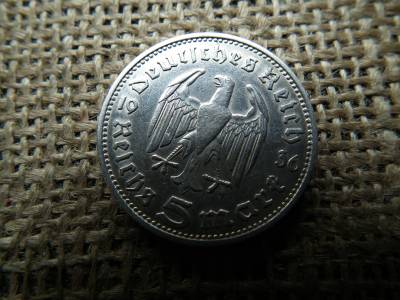 Birodalmi ezüst 5 márka 1936 J Birodalmi ezüst 5 márka 1936 J