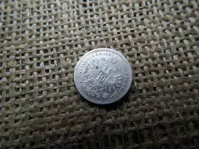 Ezüst 10 krajcár 1868