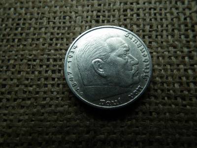 Birodalmi ezüst 5 márka 1936 D , Nagy sasos - horogkeresztes Birodalmi ezüst 5 márka 1936 D , Nagy sasos - horogkeresztes