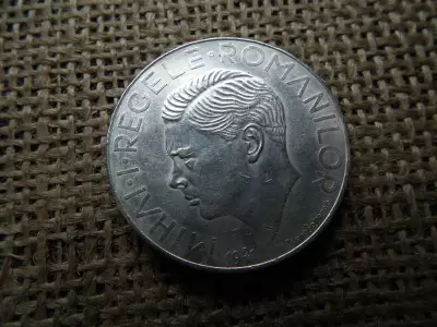 Románia , ezüst 500 lei 1941 