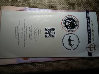 Magyar Vizsla Prospektus MNB kiadvány 2019 , (  2000 forint 2019 ) ár / db