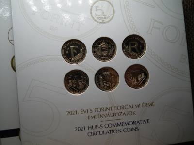 2021. évi forgalmi sor a 75 éves FORINT emlékérmékkel Proof RITKA ár/sor 2021. évi forgalmi sor a 75 éves FORINT emlékérmékkel Proof RITKA ár/sor