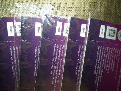 PÉNZMÚZEUM - 100 FORINT 2022 BP - BLISZTERBEN - SORSZÁMKÖVETŐ ELSŐ NAPI VERETEK 5 db !