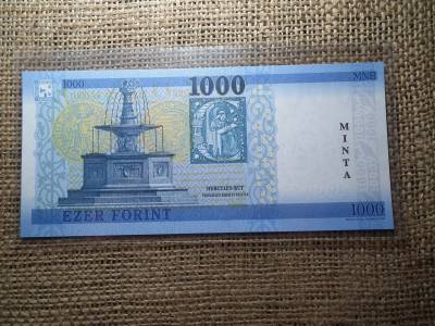 1000 forint 2023 JK , UNC , alacsony sorszám , MINTA , ritka 