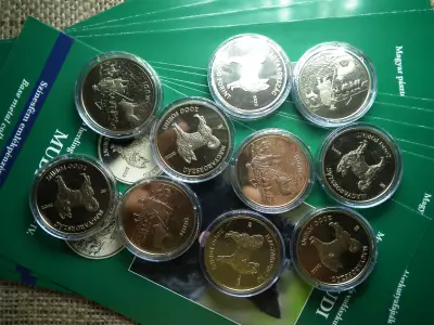 2000 forint 2022 PP MUDI Magyar pásztor és vadászkutya-fajták sorozat– 4 tagja. + prospektus ! Ár/db ! D