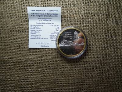 A MOB ALAPÍTÁSÁNAK 125. ÉVFORDULÓJA / EZÜST 10000 FORINT 2020 + certi ,D