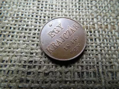 1 krajcár 1848 , extra állapot, verdefény ! 