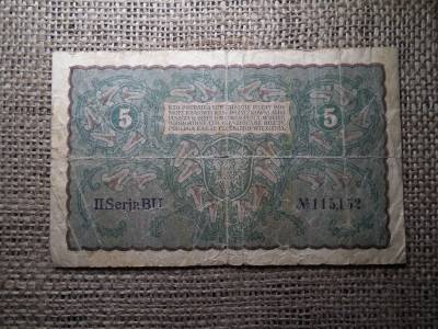 Lengyelország 5 marek 1919 , marks Lengyelország 5 marek 1919 , marks