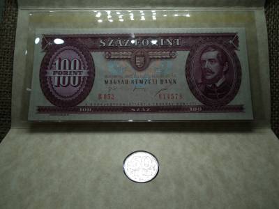 100 Forint 1995 UNC  bankjegy bliszter 1991 50 fillér érmés boríték , bliszter  ! Ritka