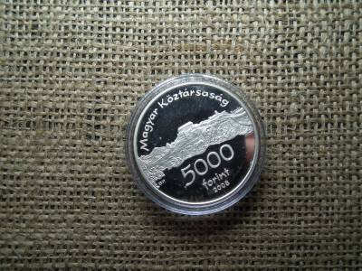 5000 forint 2008 PP - Siklósi vár  , ezüst 