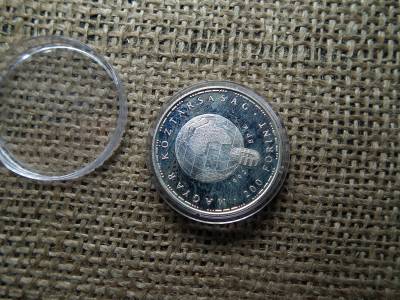 200 Forint 1992  / Ezüst / Veszélyeztetett állatvilág / Gólya / PP 