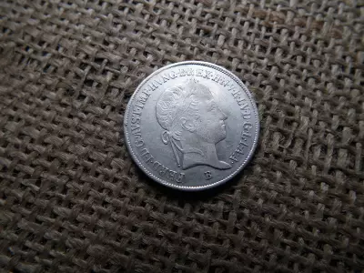 Ezüst 20 krajcár 1848 B , Körmöcbánya 