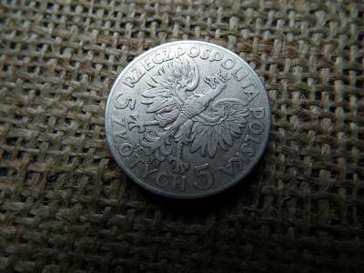 Lengyelország , ezüst 5 zlotych 1933 , zloty Lengyelország , ezüst 5 zlotych 1933 , zloty