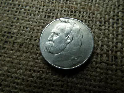 Lengyelország , ezüst 5 zlotych 1935 , zloty  , Józef Piłsudski