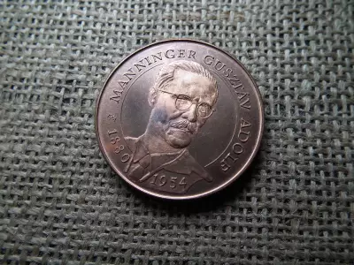 Manninger Gusztáv Adolf emlékérem 1990 , Székesfehérvár , 