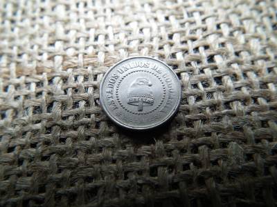 2 1/2 centavos 1881 UNC , Kolumbiai Egyesült Államok 2 1/2 centavos 1881 UNC , Kolumbiai Egyesült Államok