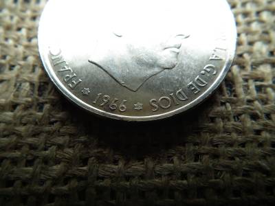 Spanyolország , ezüst 100 Pesetas 1967 , 1966 – Francisco Franco Spanyolország , ezüst 100 Pesetas 1967 , 1966 – Francisco Franco