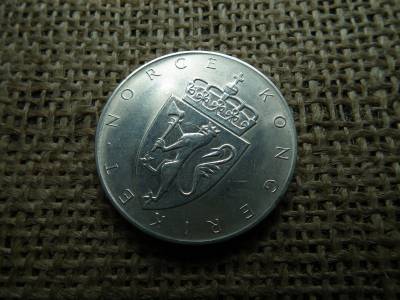 Norvégia ezüst 10 korona 1964 , Olav V. Alkotmány hetedik évfordulója Norvégia ezüst 10 korona 1964 , Olav V. Alkotmány hetedik évfordulója