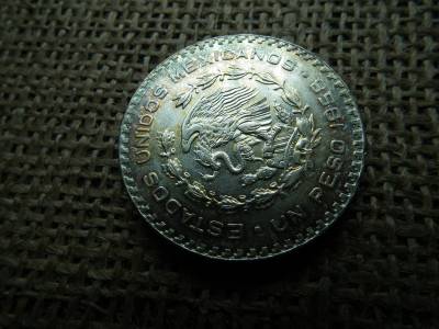 Mexikó , ezüst 1 peso 1958 , extra Mexikó , ezüst 1 peso 1958 , extra