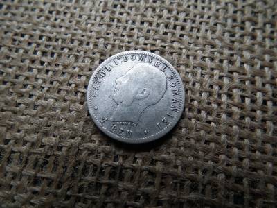 Románia ezüst 1 lei 1906 , leu , I. Károly uralkodásának évfordulója Románia ezüst 1 lei 1906 , leu , I. Károly uralkodásának évfordulója