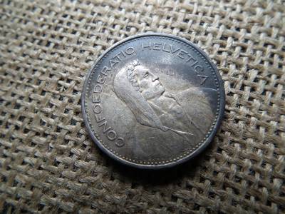 Svájc , ezüst 5 frank 1932 B , francs Svájc , ezüst 5 frank 1932 B , francs